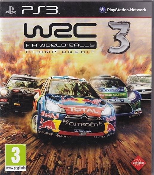 WRC FIA World Rally Championship 3 - PS3 (B Grade) (Genbrug)